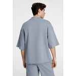 Футболка оверсайз унисекс T9, серая, размер XS/S