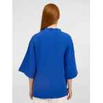 Футболка оверсайз унисекс T9, синяя, размер XS/S