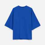 Футболка оверсайз унисекс T9, синяя, размер XS/S