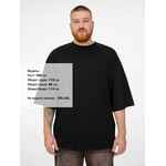Футболка оверсайз BIG BOSS, черная, размер XS/S