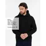 Худи оверсайз унисекс SNUGGIE, черное, размер XS/S