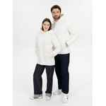 Худи оверсайз унисекс SNUGGIE, молочно-белое, размер XS/S