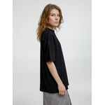 Футболка оверсайз унисекс SIDELINE, черная, размер XS/S