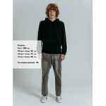 Худи унисекс PRIMA VISTA, черное, размер S