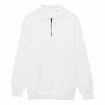 Рубашка поло мужская с длинным рукавом TERRAZZO, белая, размер S/M