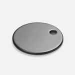 Шильдик металлический ALFA SIRKEL, серый металлик