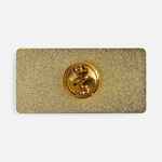 Значок SANGA MATTO, золотистый глянцевый