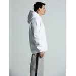 Толстовка унисекс оверсайз ZIPPY, белая, размер XS/S