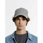 Бейсболка WOOLRIDGE, серый меланж