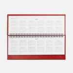 Планинг FARO, датированный, красный