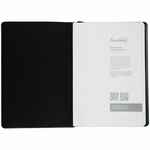 Ежедневник ALANIS, недатированный, черный с голубым