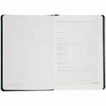 Ежедневник ALANIS, недатированный, черный с голубым