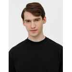 Футболка оверсайз унисекс SIDELINE, черная, размер XS/S