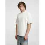 Футболка оверсайз унисекс SIDELINE, молочно-белая, размер XS/S