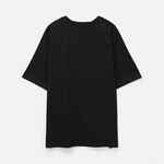 Футболка оверсайз унисекс AVENU, черная, размер XS/S