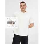 Футболка оверсайз унисекс SINKOPA, молочно-белая, размер M/L