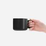 Чашка JUMBO в коробке матовая, черная