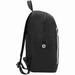 Складной рюкзак COMPACT NEON, черный с белым