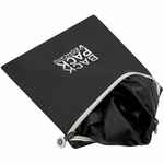 Складной рюкзак COMPACT NEON, черный с белым