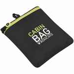 Сумка дорожная COMPACT NEON, черная с зеленым