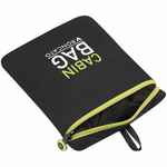 Сумка дорожная COMPACT NEON, черная с зеленым