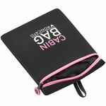 Сумка дорожная COMPACT NEON, черная с розовым