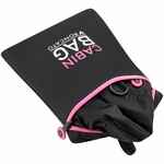 Сумка дорожная COMPACT NEON, черная с розовым