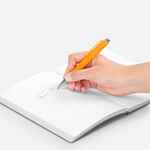 Ручка шариковая KLIPPA, оранжевая