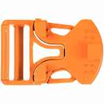 Застежка-пряжка односторонняя TRIDEN, оранжевый неон