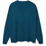 Джемпер оверсайз унисекс STATED в сумке, синий (морская волна), размер S/M