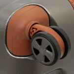 Чемодан E-LITE L, бежевый