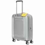 Чемодан LOGODUCK S, серебристый