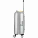 Чемодан LOGODUCK S, серебристый