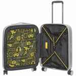 Чемодан LOGODUCK S, серебристый