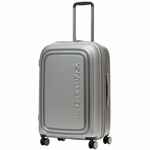 Чемодан LOGODUCK M, серебристый