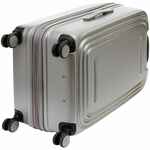 Чемодан LOGODUCK M, серебристый