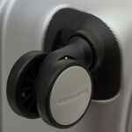 Чемодан LOGODUCK M, серебристый