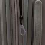 Чемодан LOGODUCK M, серебристый