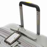 Чемодан LOGODUCK L, серебристый