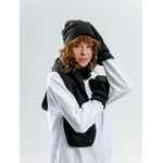 Шарф FLEECY, черный