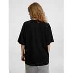 Футболка оверсайз унисекс LAVINIA, черная, размер XS/S