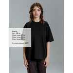 Футболка оверсайз KANGAS, черная, XS/S