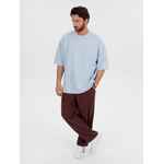 Джемпер с коротким рукавом SILUETTI VOLUMICA, светло-голубой, размер XS/S