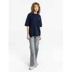 Джемпер с коротким рукавом SILUETTI VOLUMICA, темно-синий, размер XS/S