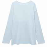 Лонгслив унисекс SILUETTI FUORI, светло-голубой, размер S/M