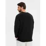 Лонгслив унисекс SILUETTI FUORI, черный, размер S/M