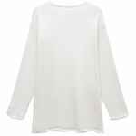 Лонгслив унисекс SILUETTI FUORI, молочно-белый, размер S/M