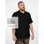 Рубашка поло унисекс TERVISE, черная, размер S