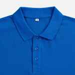 Рубашка поло унисекс TERVISE, ярко-синяя, размер S