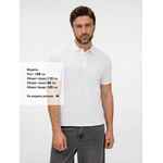 Рубашка поло унисекс TERVISE, белая, размер S